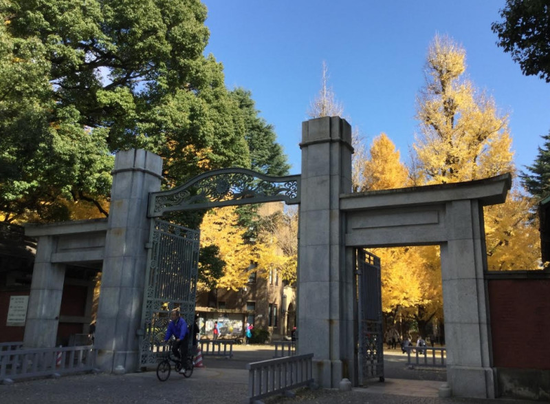 東京大學正門。   圖：劉黎兒/攝影(資料照)