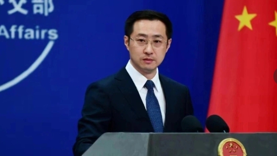 中國外交部發言人林劍。 圖 : 翻攝自中國外交部