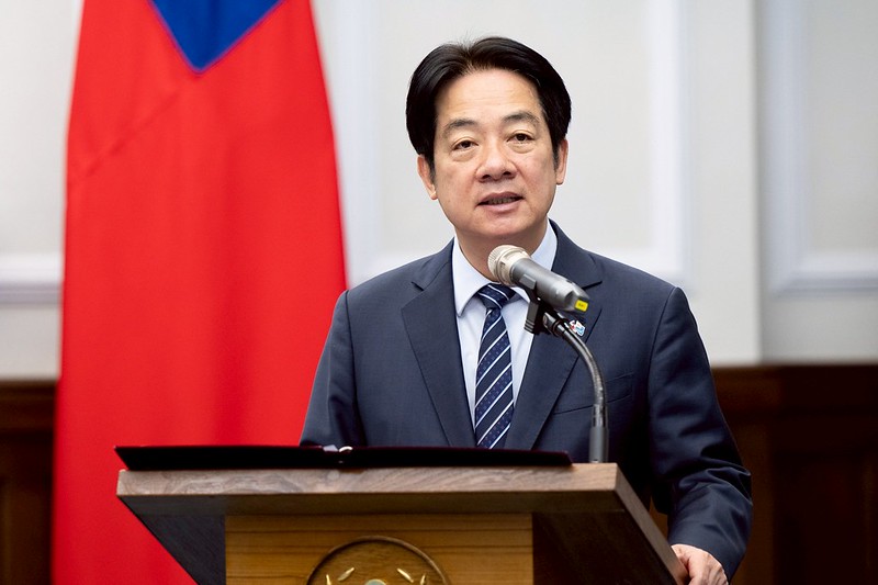 涉外人士說，賴清德接受專訪強調台灣能貢獻良善力量   圖：總統府提供（資料照片）