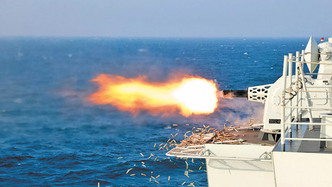 韓媒揭露中國解放軍海軍，2024年侵入南韓管制海域超過330次；指為為「黃海內海化」戰略提供軍事控制基礎。   圖：翻攝陸網/環球網