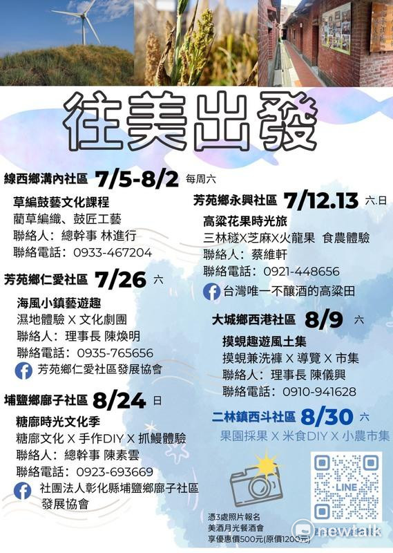 六大路線報名資訊。   圖：唐復年/攝